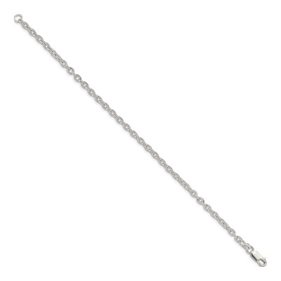Sterling Silver 3.5mm Cable Chain Bracelet – view 2