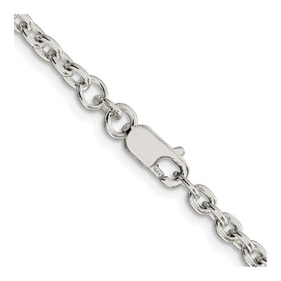 Sterling Silver 3.5mm Cable Chain – view 3