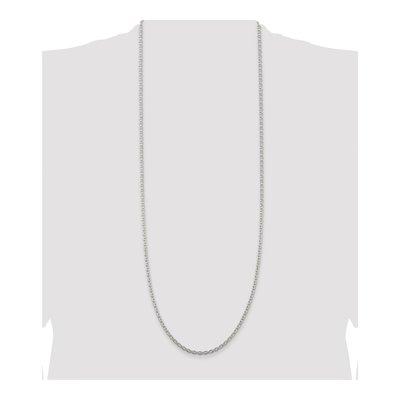 Sterling Silver 3.5mm Cable Chain – view 4