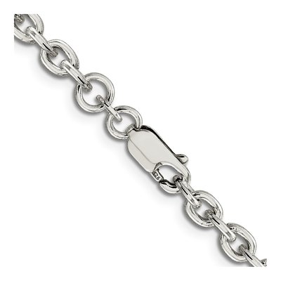 Sterling Silver 4.5mm Cable Chain – view 3