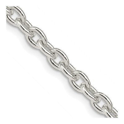 Sterling Silver 4.5mm Cable Chain