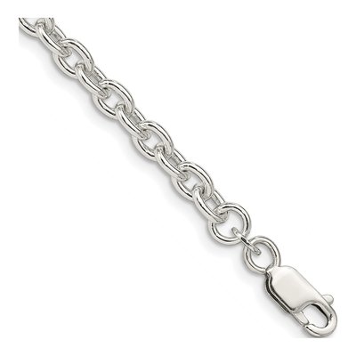 Sterling Silver 4.5mm Cable Chain Bracelet