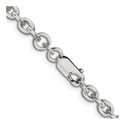 Sterling Silver 4.5mm Cable Chain – view 3