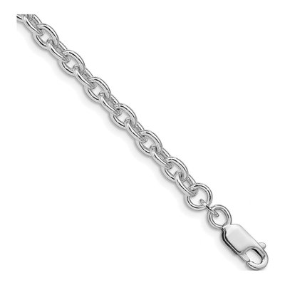 Sterling Silver 4.5mm Cable Chain Bracelet