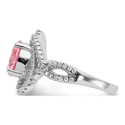 Sterling Silver CZ Ring – view 4