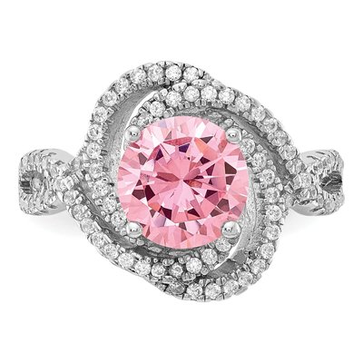 Sterling Silver CZ Ring – view 6