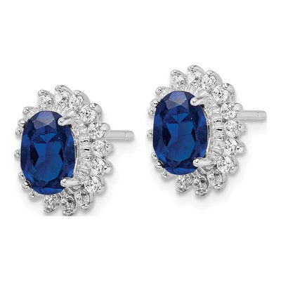 Sterling Silver 1.5mm Round CZ Stud Earrings – view 3