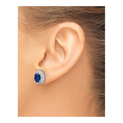 Sterling Silver 1.5mm Round CZ Stud Earrings – view 4