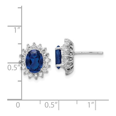 Sterling Silver 1.5mm Round CZ Stud Earrings – view 5