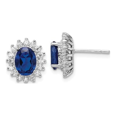Sterling Silver 1.5mm Round CZ Stud Earrings