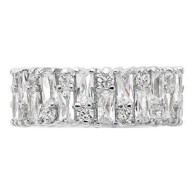Sterling Silver CZ Fashion Ring – view 3