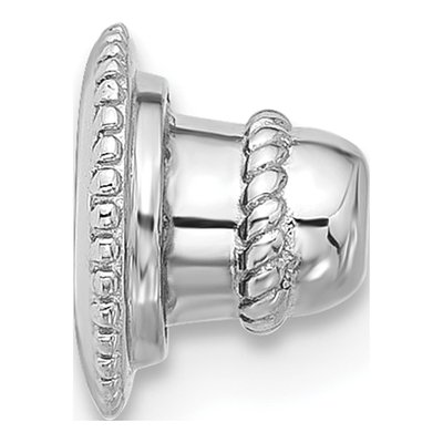 Cheryl M Sterling Silver 8mm CZ Stud Earrings – view 6