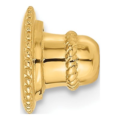 Gold-Plated Sterling Silver 8mm Round CZ Stud Earrings – view 5