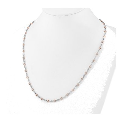 Rose Gold-Plated Sterling Silver 4.5mm Bezel Link Chain – view 4