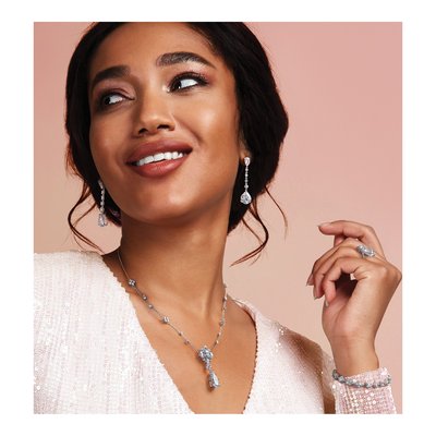 Sterling Silver CZ Teardrop Ring – view 8