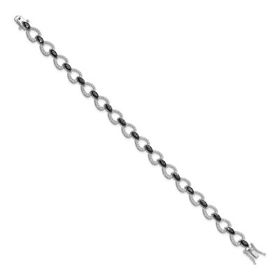 Sterling Silver CZ Bracelet – view 2