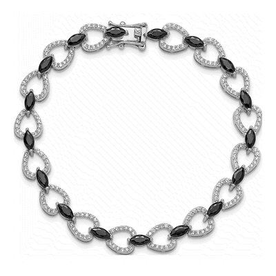 Sterling Silver CZ Bracelet – view 4