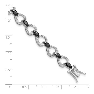 Sterling Silver CZ Bracelet – view 5