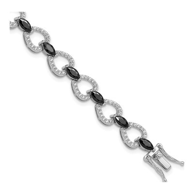 Sterling Silver CZ Bracelet