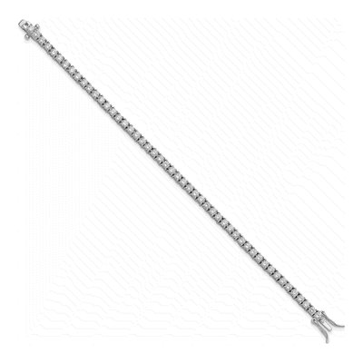 Sterling Silver CZ Tennis Bracelet – view 2