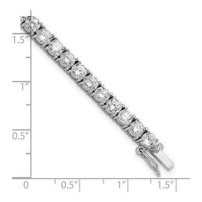 Sterling Silver CZ Tennis Bracelet – view 4