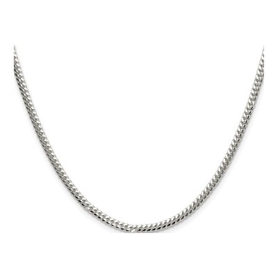 Sterling Silver 2.9mm Domed Curb Chain – view 2