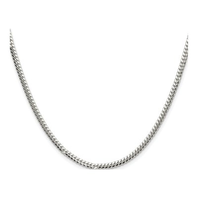 Sterling Silver 2.9mm Domed Curb Chain – view 2