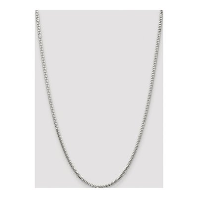 Sterling Silver 2.9mm Domed Curb Chain – view 4