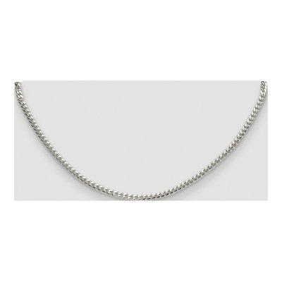 Sterling Silver 3.4mm Domed Curb Chain – view 4