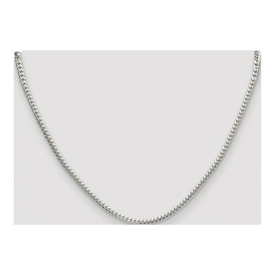 Sterling Silver 3.4mm Domed Curb Chain – view 4