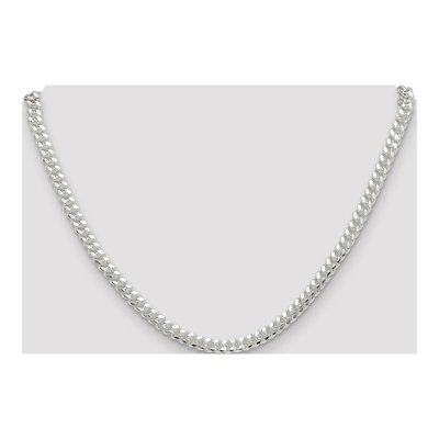 Sterling Silver 5.7mm Domed Curb Chain – view 4
