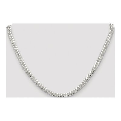 Sterling Silver 5.7mm Domed Curb Chain – view 4