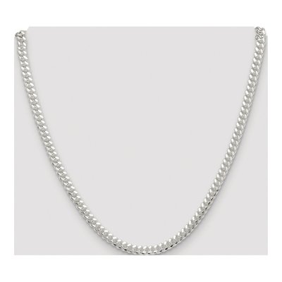 Sterling Silver 5.7mm Domed Curb Chain – view 4
