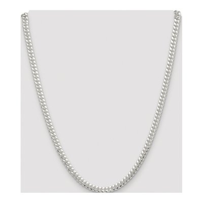 Sterling Silver 5.7mm Domed Curb Chain – view 4