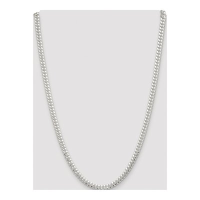 Sterling Silver 5.7mm Domed Curb Chain – view 4