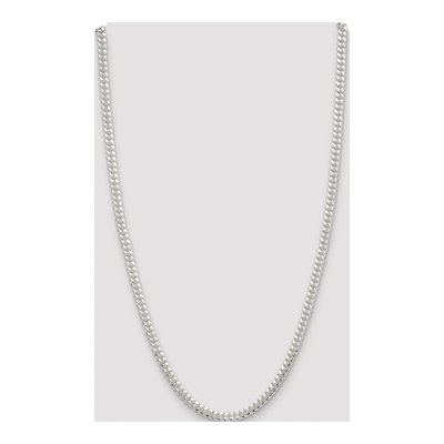 Sterling Silver 5.7mm Domed Curb Chain – view 4