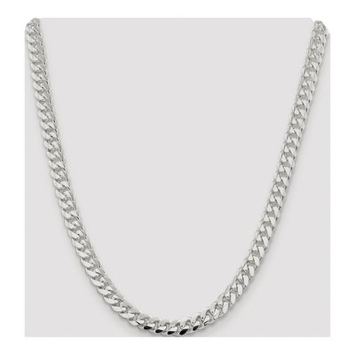 Sterling Silver 7.8mm 22-Inch Domed Curb Chain – view 4