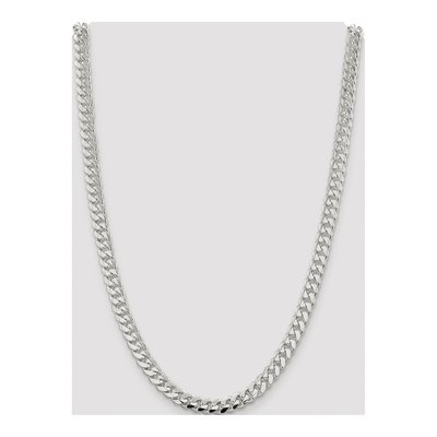 Sterling Silver 7.8mm Domed Curb Chain – view 4