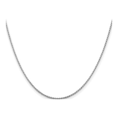 Sterling Silver 1.1mm Diamond-Cut Rope Chain – view 3
