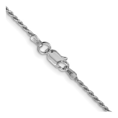 Sterling Silver 1.5mm Diamond-Cut Rope Chain – view 3