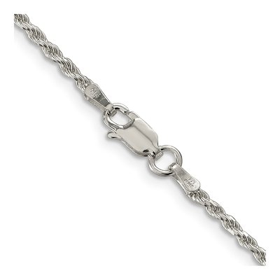 Sterling Silver 1.85mm Diamond-Cut Rope Chain – view 3