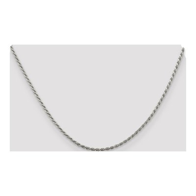 Sterling Silver 1.85mm Diamond-Cut Rope Chain – view 4