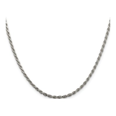 Gold-Plated Sterling Silver 2.25mm Diamond-Cut Rope Chain – view 2