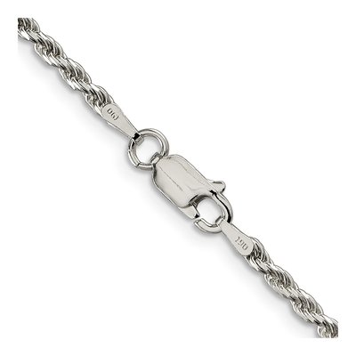 Gold-Plated Sterling Silver 2.25mm Diamond-Cut Rope Chain – view 3