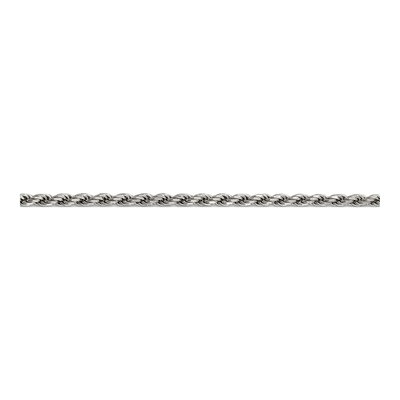 Sterling Silver 2.25mm Diamond-Cut Rope Chain – view 3