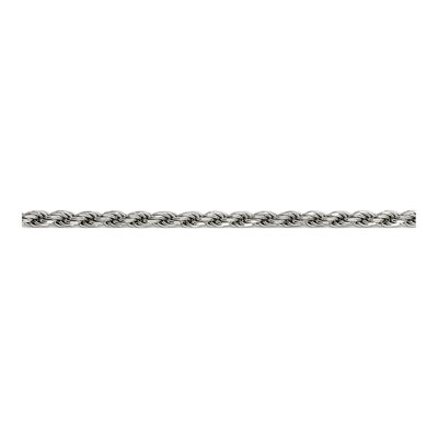 Sterling Silver 2.75mm Diamond-Cut Rope Chain – view 3