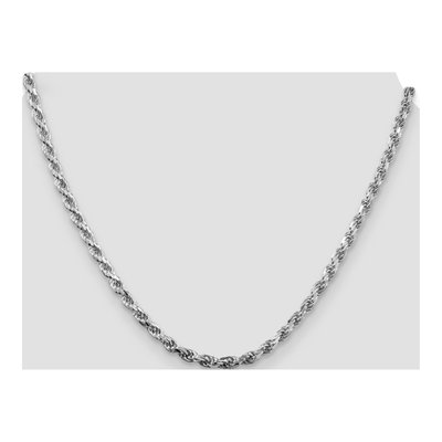 Sterling Silver 3.75mm Diamond-Cut Rope Chain – view 4