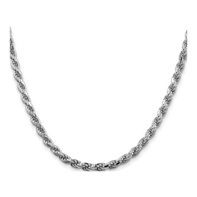 Sterling Silver 4.6mm Diamond-Cut Rope Chain – view 3