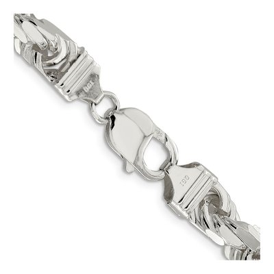 Sterling Silver 9mm Diamond-Cut Rope Chain – view 3
