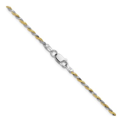 Sterling Silver 1.85mm Diamond-Cut Rope Chain – view 3